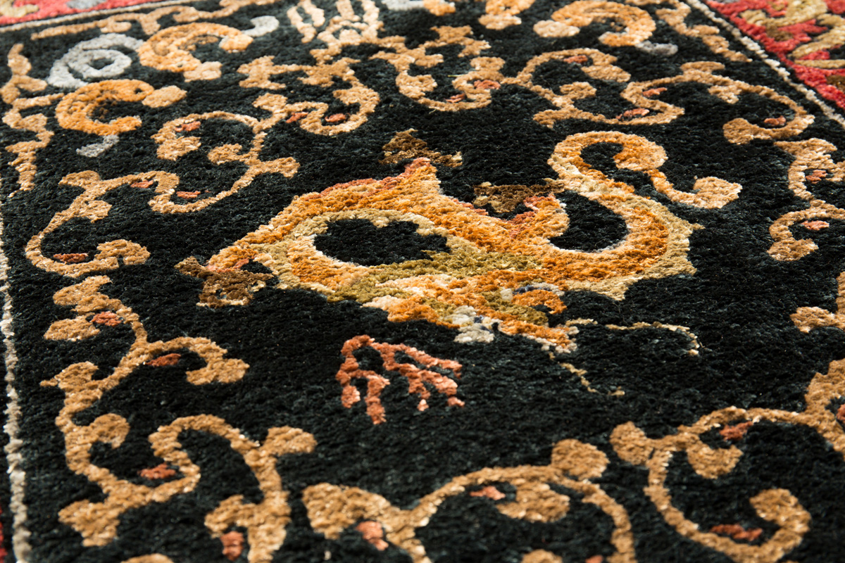 Китайський шовковий килим, 140 х 69 см
