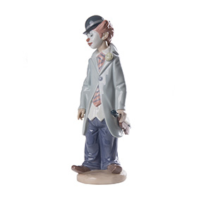 Статуэтка Lladro "Клоун со скрипкой", 23 см